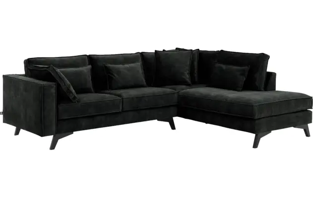 Goossens hoekbank chambre zwart stof - 8235614-goossens-chambre-bank-stof-zwart-02