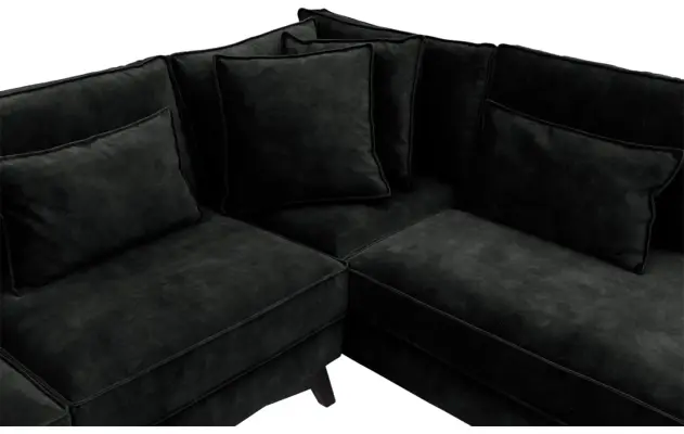Goossens hoekbank chambre zwart stof - 8235614-goossens-chambre-bank-stof-zwart-06