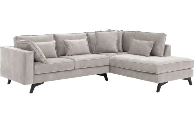 Goossens hoekbank chambre grijs stof - 8235616-goossens-chambre-bank-stof-grijs-02