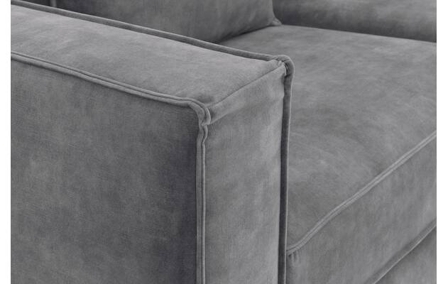 Goossens hoekbank chambre grijs stof - 8235617-goossens-chambre-bank-stof-grijs-07
