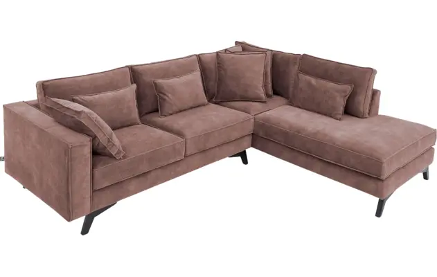 Goossens hoekbank chambre roze stof - 8235618-goossens-chambre-bank-stof-roze-05
