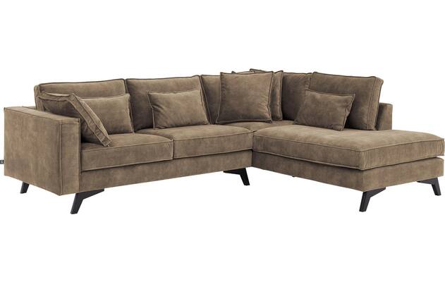 Goossens hoekbank chambre bruin stof - 8235619-goossens-chambre-bank-stof-bruin-02