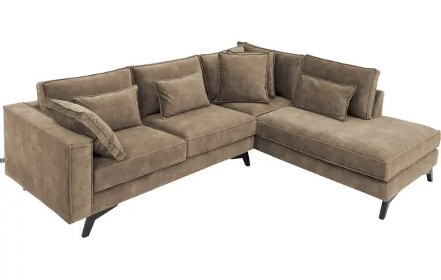 Goossens hoekbank chambre bruin stof - 8235619-goossens-chambre-bank-stof-bruin-05