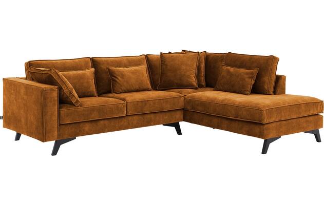 Goossens hoekbank chambre bruin stof - 8235620-goossens-chambre-bank-stof-bruin-02