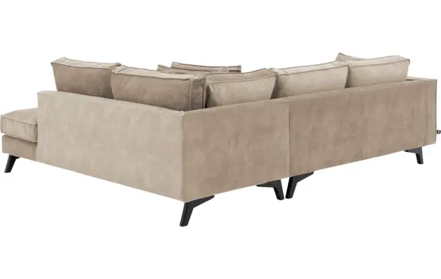 Goossens hoekbank chambre beige stof - 8235621-goossens-chambre-bank-stof-bruin-03