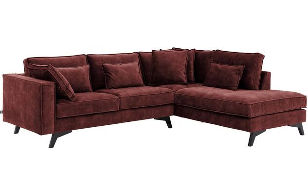 Goossens hoekbank chambre rood stof - 8235622-goossens-chambre-bank-stof-rood-02