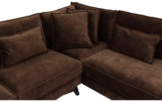 Goossens hoekbank chambre bruin stof - 8235626-goossens-chambre-bank-stof-bruin-06
