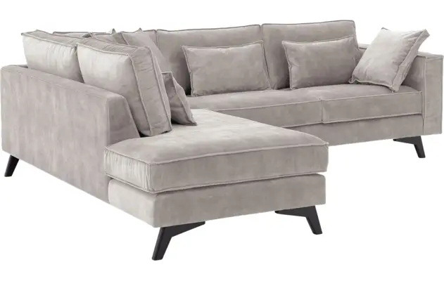 Goossens hoekbank chambre grijs stof - 8235641-goossens-chambre-bank-stof-grijs-04