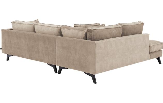 Goossens hoekbank chambre beige stof - 8235646-goossens-chambre-bank-stof-bruin-03