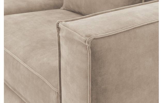Goossens hoekbank chambre beige stof - 8235646-goossens-chambre-bank-stof-bruin-07