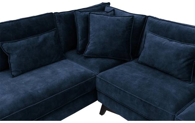 Goossens hoekbank chambre blauw stof - 8235653-goossens-chambre-bank-stof-blauw-06