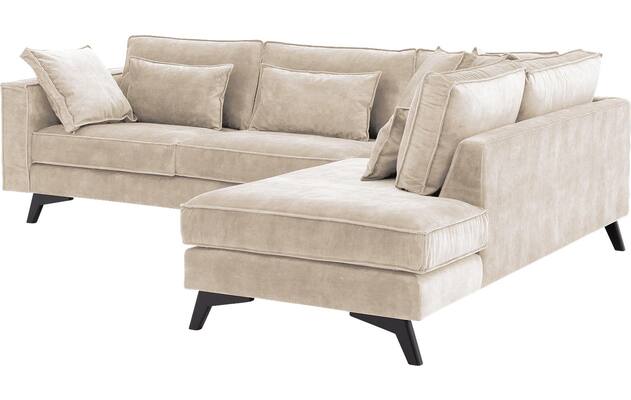 Goossens hoekbank chambre beige stof - 8235656-goossens-chambre-bank-stof-bruin-04