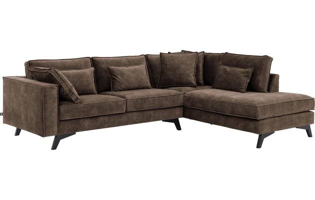 Goossens hoekbank chambre bruin stof - 8235658-goossens-chambre-bank-stof-bruin-02
