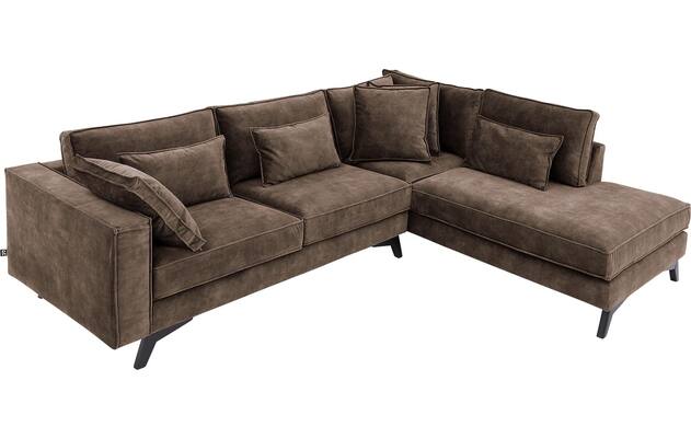 Goossens hoekbank chambre bruin stof - 8235658-goossens-chambre-bank-stof-bruin-05