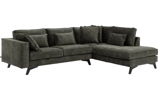Goossens hoekbank chambre groen stof - 8235663-goossens-chambre-bank-stof-groen-02