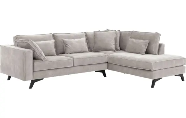 Goossens hoekbank chambre grijs stof - 8235666-goossens-chambre-bank-stof-grijs-02