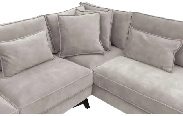 Goossens hoekbank chambre grijs stof - 8235666-goossens-chambre-bank-stof-grijs-06