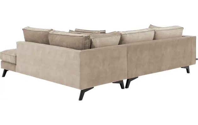 Goossens hoekbank chambre beige stof - 8235671-goossens-chambre-bank-stof-bruin-03