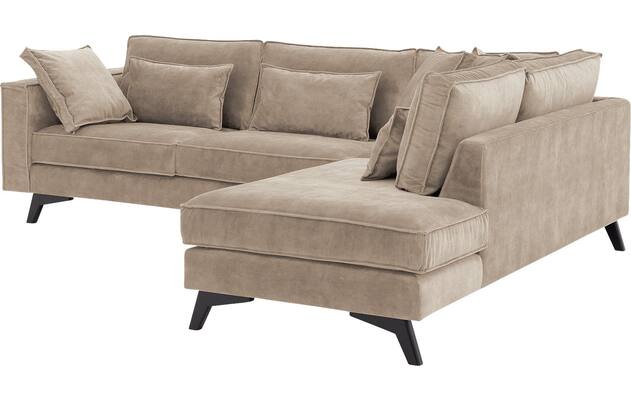 Goossens hoekbank chambre beige stof - 8235671-goossens-chambre-bank-stof-bruin-04