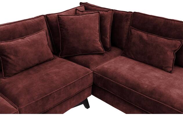 Goossens hoekbank chambre rood stof - 8235672-goossens-chambre-bank-stof-rood-06