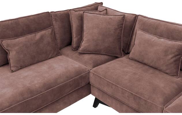 Goossens hoekbank chambre roze stof - 8235693-goossens-chambre-bank-stof-roze-06