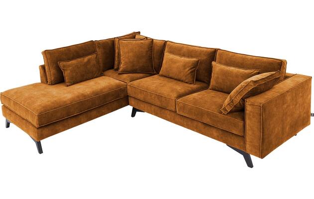 Goossens hoekbank chambre bruin stof - 8235695-goossens-chambre-bank-stof-bruin-05
