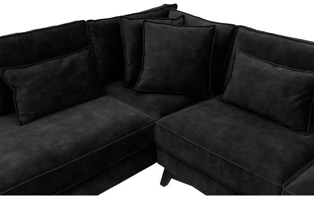 Goossens hoekbank chambre grijs stof - 8235700-goossens-chambre-bank-stof-grijs-06