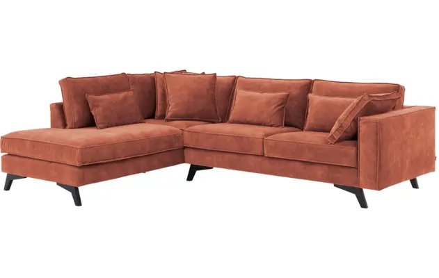 Goossens hoekbank chambre roze stof - 8235704-goossens-chambre-bank-stof-roze-02