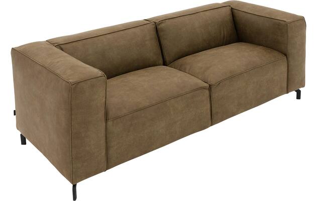 Goossens zitbank calvin groen micro leer - 8240110-goossens-calvin-bank-micro-leer-groen-04