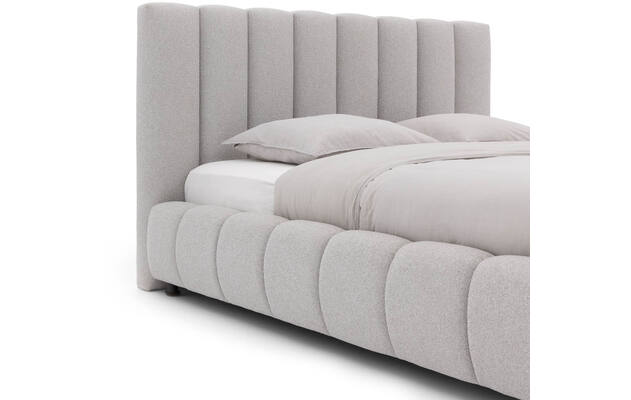 Goossens gestoffeerd bedframe amalfi grijs stof - 8240333-goossens-amalfi-bedframe-stof-04