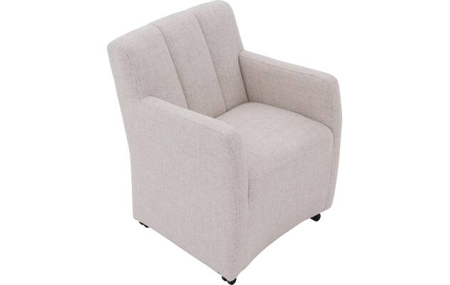 Goossens eetkamerstoel lewise beige stof - 8242937-goossens-lewise-eetkamerstoel-stof-wit-05