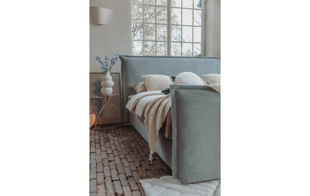 Goossens boxspring compleet indy 500 compleet blauw stof - 8242975-04