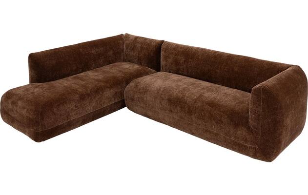 Goossens hoekbank kelsey bruin stof - 8243402-gespiegeld-04