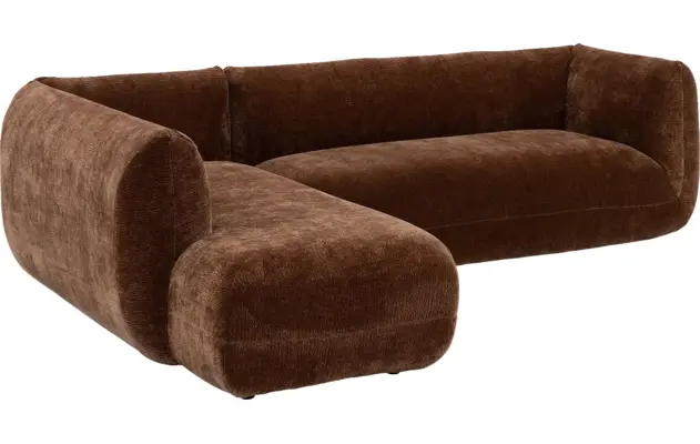Goossens hoekbank kelsey bruin stof - 8243402-gespiegeld-05
