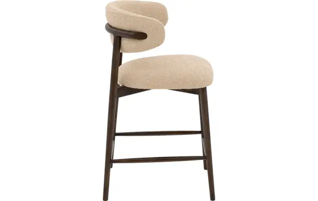 Goossens counterstoel diede beige stof - 8243603-goossens-diede-barstoel-stof-03