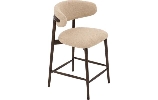 Goossens counterstoel diede beige stof - 8243603-goossens-diede-barstoel-stof-05