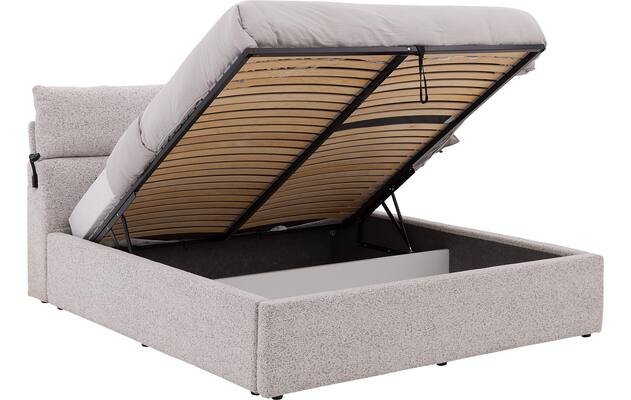 Goossens bedframe misty storage beige stof - 8243727-goossens-misty-storage-bedframe-stof-05