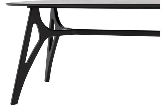 Goossens basic eettafel trani zwart essenhout - 8243894-goossens-basic-trani-eettafel-essenhout-zwart-05