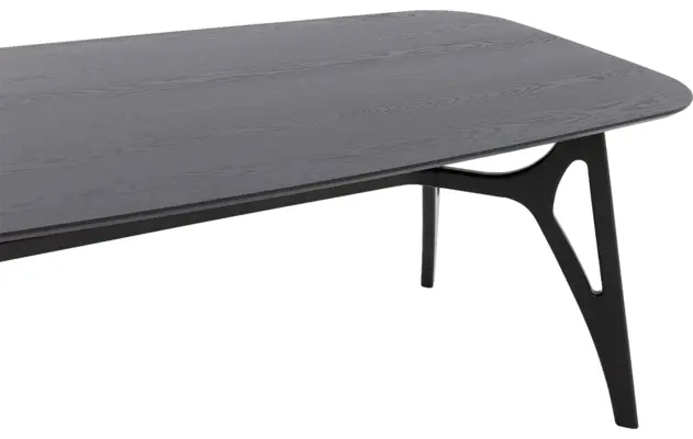 Goossens basic eettafel trani zwart essenhout - 8243896-goossens-basic-trani-eettafel-essenhout-zwart-07
