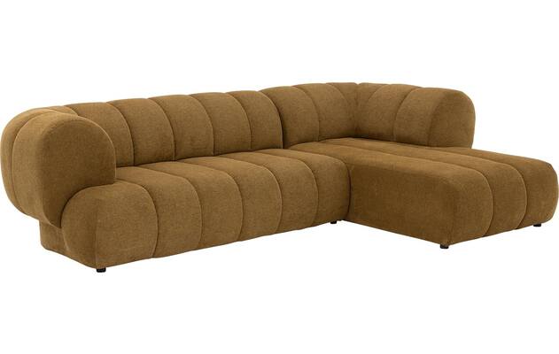 Goossens hoekbank weave geel stof - 8243949-goossens-weave-bank-stof-geel-02