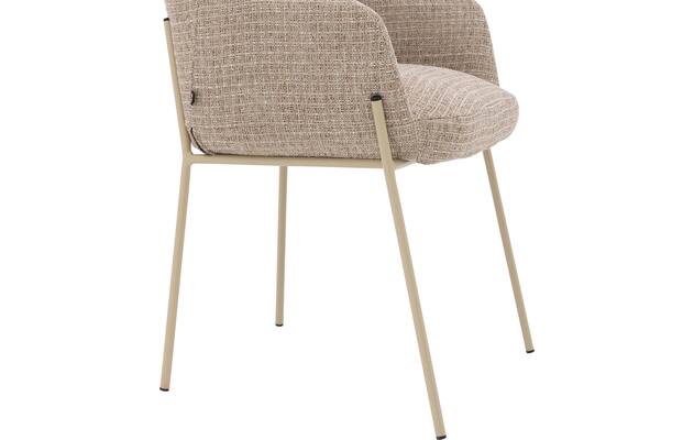 Goossens eetkamerstoel pepijn beige stof - 8244097-goossens-pepijn-eetkamerstoel-stof-bruin-07