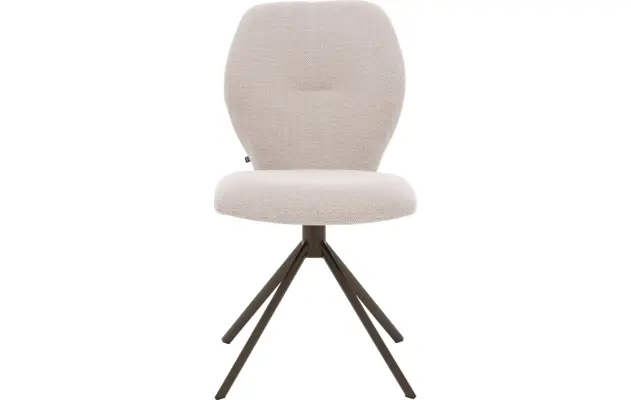 Goossens eetkamerstoel hera beige stof - 8244172-goossens-hera-stoel-onderdelen-stof-03