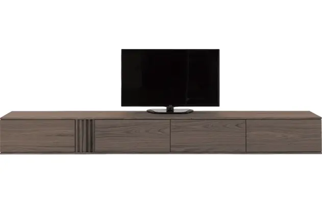Goossens tv meubel viola donker bruin eiken - 8244529-goossens-viola-tv-meubel-eiken-donker-bruin-02