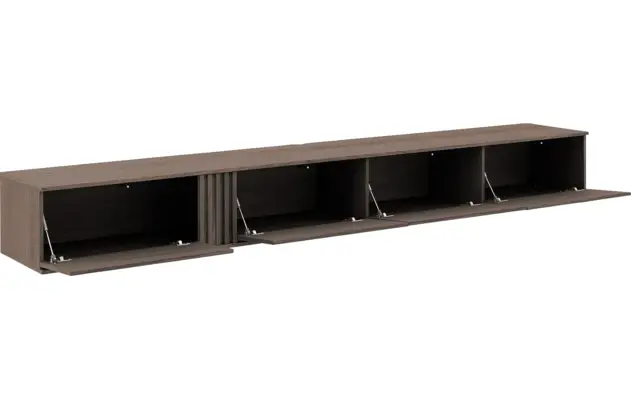 Goossens tv meubel viola donker bruin eiken - 8244529-goossens-viola-tv-meubel-eiken-donker-bruin-06