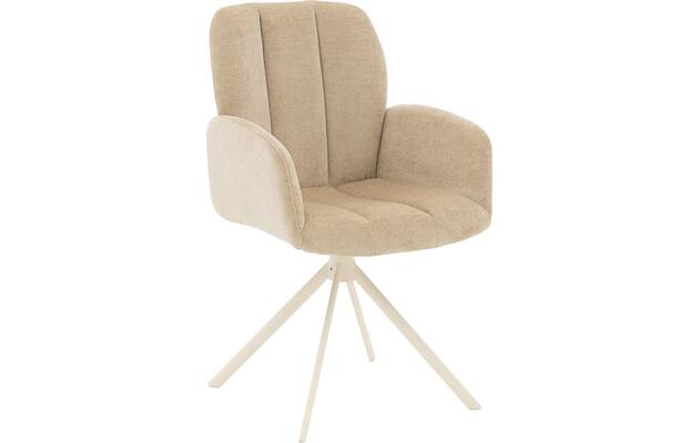 Goossens eetkamerstoel hestia beige stof - 8244611-goossens-hestia-stoel-onderdelen-stof-01