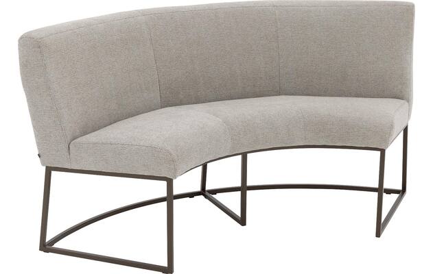 Goossens excellent eetkamerbank tommie beige stof - 8251328-goossens-excellent-tommie-eetkamerstoel-stof-bruin-02
