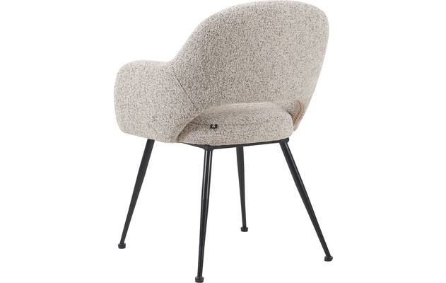 Goossens eetkamerstoel briggen beige stof - 8251549-goossens-briggen-eetkamerstoel-stof-wit-05