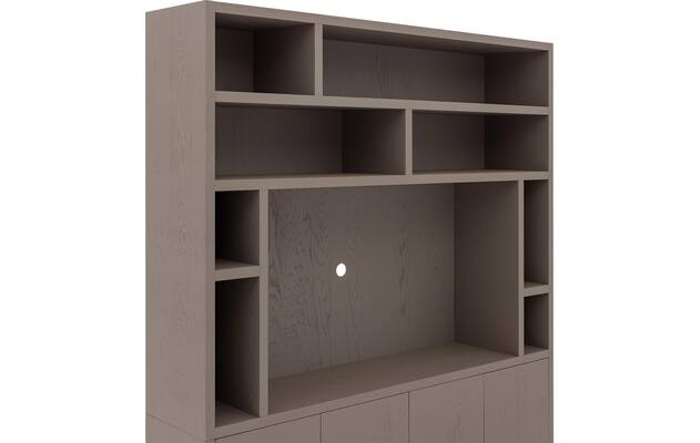Goossens tv meubel barcelona bruin eiken - 8251691-goossens-barcelona-tv-meubel-eiken-bruin-07