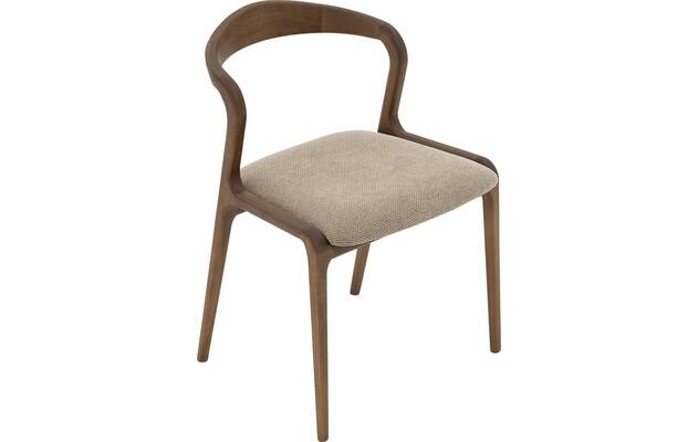 Goossens eetkamerstoel laura bruin stof - 8252065-goossens-laura-eetkamerstoel-stof-bruin-05