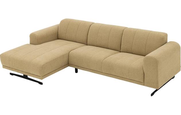 Goossens loungebank mellow geel stof - 8252090-goossens-mellow-bank-stof-geel-04